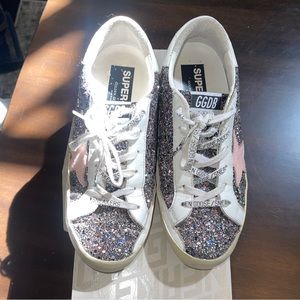 Sale! Golden Goose Glitter Sneakers Sz 39
